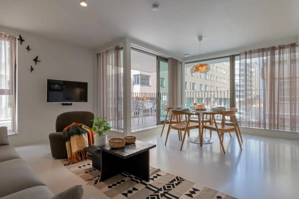 公寓 Huswell - Queen At Sea: Modern 2 Bedroom Apartement 奥斯滕德 比利时