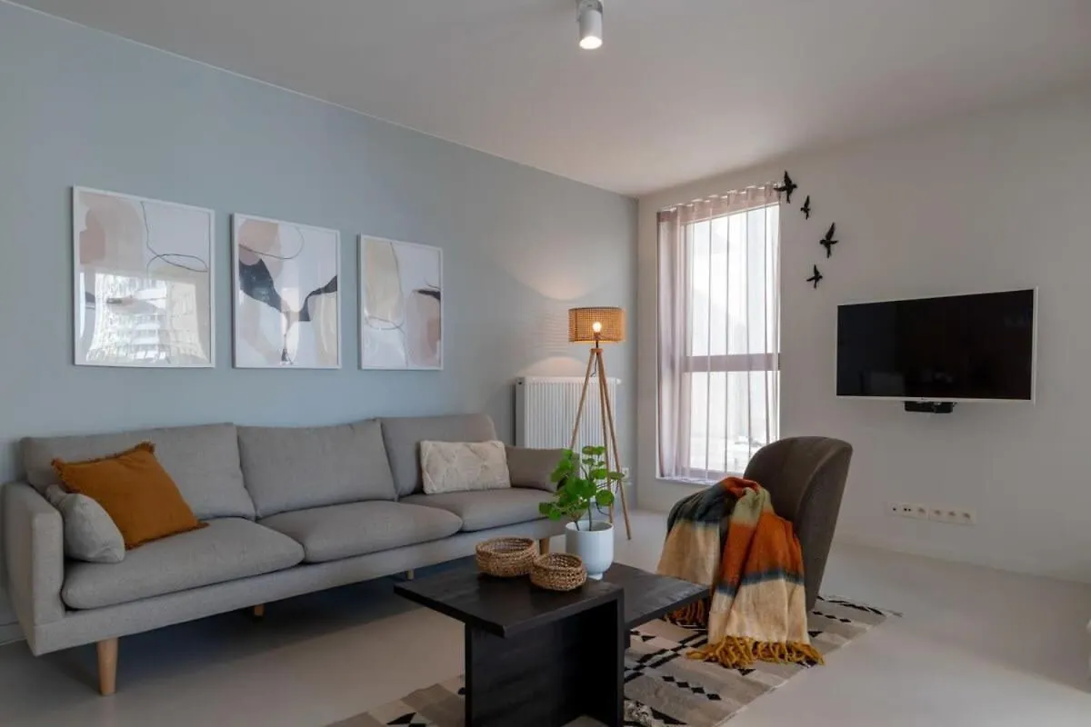 Huswell - Queen At Sea: Modern 2 Bedroom Apartement 奥斯滕德 公寓